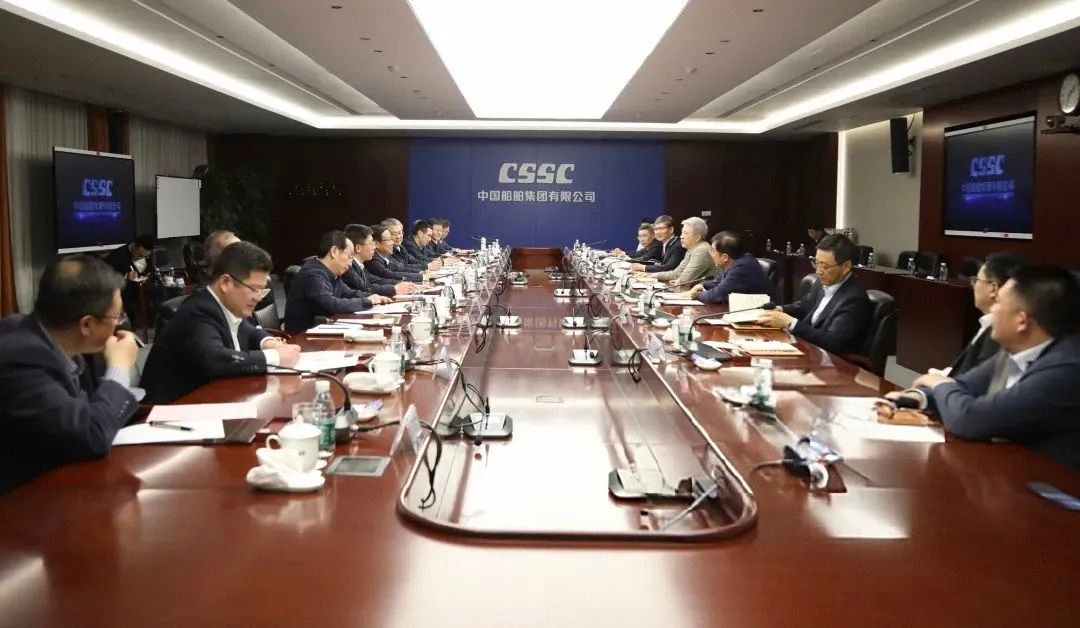 王德成率队拜访中船集团